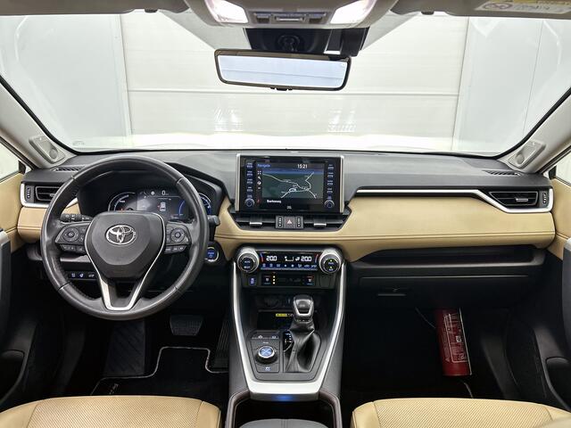 Toyota RAV4 2.5 Hybrid AWD Executive Premium Pack | Panorama Schuif/kanteldak | JBL | 360 camera + camerabeeld in binnenspiegel | stoel ventilatie | Stoel+stuurverwarming + achterbank | Memory seat | Bruin Leder | draadloze telefoonlader |