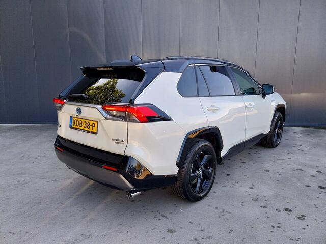 Toyota RAV4 2.5 Hybrid AWD Bi-Tone ADAPT CRUISE CAMERA HALF LEER LED NAVI ECC 18 INCH