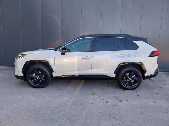 Toyota RAV4 2.5 Hybrid AWD Bi-Tone ADAPT CRUISE CAMERA HALF LEER LED NAVI ECC 18 INCH