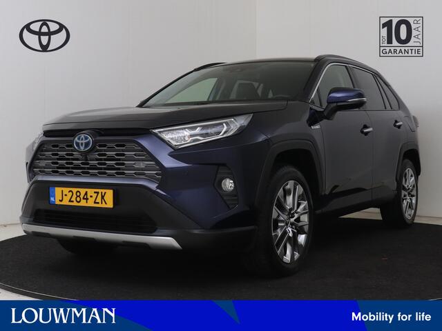 Toyota RAV4 2.5 Hybrid AWD Executive | NL dealeronderhouden | Trekhaak - 1650KG Trekgewicht | JBL | 360 Camera | Stoelverwarming | Elektrische achterklep | Dodehoek detectie | Lederen bekleding | Memory Seat |