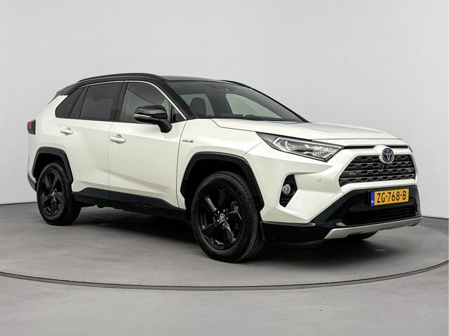 Toyota RAV4 2.5 Hybrid Bi-Tone Innovation Pack | Panorama Schuif/Kantel Dak | Trekhaak Afneembaar | JBL | Dodehoek detectie | 360 Camera | Stoelverwarming | Parkeersensoren voor+achter | Navigatie | Apple CarPlay/Android Auto | Cruise Con