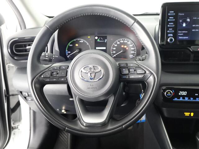 Toyota YARIS 1.5 HYB 1e EIG GARANTIE TOT 11-2032* BLACK & WHITE BIJNA 2023. CLOUD NAVI.CLIMA.CRUISE