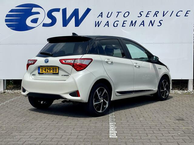 Toyota YARIS 1.5 Hybrid Bi-Tone | Parelmoer | CarPlay | Camera | Keyless | Cruise | 16 inch