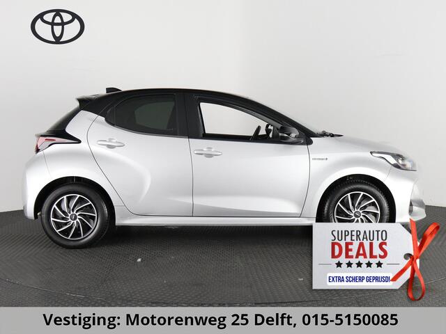 Toyota YARIS 1.5 HYBRID BI-TONE SILVERLINE AUTOMAAT CLOUD NAVI APPLE & ANDROID.CAMERA.TOYOTA GARANTIE TOT 2031 !!