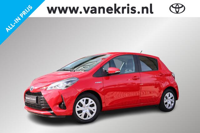 Toyota YARIS 1.5 Hybrid Active, Trekhaak, Parkeercamera Bluetooth, Safety Sense, Dubbele Airco, Cruise Control