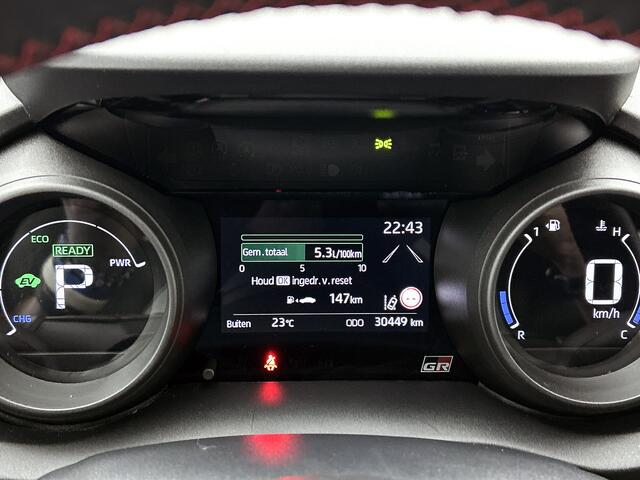 Toyota YARIS 1.5 Hybrid GR Sport + | BTW voertuig | JBL | Head-Up Display | Dodehoek detectie | Stoel+stuurverwarming | Parkeersensoren voor+achter | Apple CarPlay/Android Auto | Cruise Contol Adaptive |