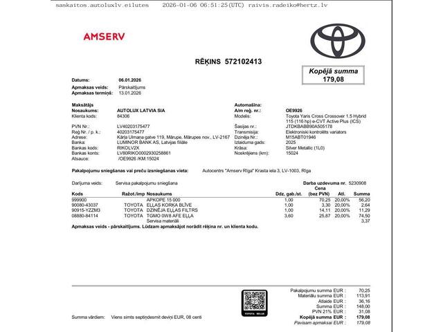 Toyota YARIS Cross 1.5 Hybrid 115 Dynamic / Dealer onderhouden / 10 jaar garantie mogelijk / Comfort Pack / Navigatie via abbo of Apple Carplay Android / Stuur-, stoel- en voorruitverwarming / Climate Control / 17" LM wielen /
