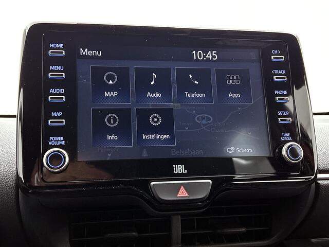 Toyota YARIS 1.5 Hybrid Launch Edition | JBL | Head-Up Display | stoel+stuurverwarming | Dodehoek detectie | Parkeersensoren voor+achter | Navigatie | Apple CarPlay/Android Auto | Cruise Control Adaptive |