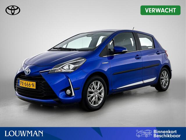 Toyota YARIS 1.5 Hybrid Executive | Navigatie | Climate Control | Half lederen bekleding | Armsteun | Achteruitrijcamera | Cruise Control | Fietsendragerbeugel afneembaar |