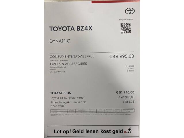 Toyota bZ4X Dynamic 71 kWh