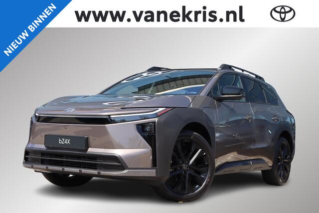 Toyota bZ4X Touring Executive AWD 75 kWh, 20 Inch LM, Panoramadak 1500 Kg trekgewicht, Synthetic Leather Black!