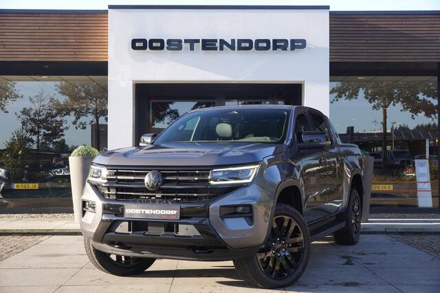 Volkswagen AMAROK 3.0TDI/240pk 4Motion Plus Cab Aventura BLACKSTYLE (2 persoons/ grijs kenteken)|2023|Leer|Trekhaak|360 Camera|Virtual Cockpit|Blindspot|21"Blackstyle|Elektr. Roll Cover|IQ LED|PDC|Harman/Kardon|Cruise+ACC