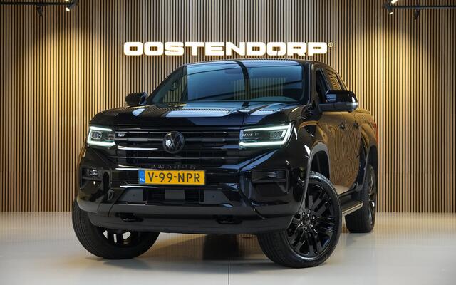 Volkswagen AMAROK 3.0TDI/240pk 4Motion Plus Cab Aventura BLACKSTYLE (2 persoons/ grijs kenteken)|2024|Leer|Trekhaak|360 Camera|Virtual Cockpit|Blindspot|21"Blackstyle|Blackstyle Roll Cover|IQ LED|PDC|Harman/Kardon|Cruise+ACC