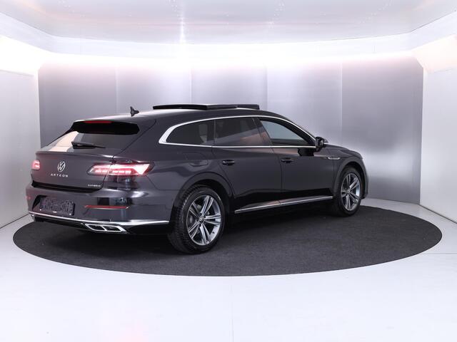 Volkswagen Arteon Shooting Brake 1.4 TSI eHybrid R-Line Business 218 pk Automaat (DSG) | Verlengde garantie | Navigatie | Panoramadak | Parkeersensoren (Park assist) | Achteruitrijcamera | Lederen bekleding |