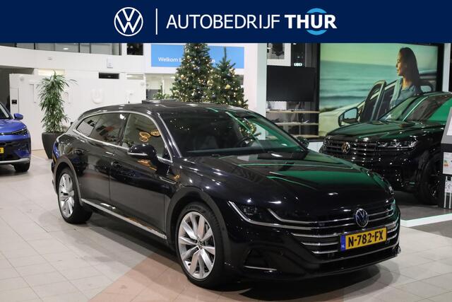 Volkswagen Arteon Shooting Brake 1.4 TSI eHybrid R-Line Business+ 160KW/218PK DSG Hybride, Electr wegklapbare trekhaak, Panoramadak, Lederen bekleding met electr bestuurderstoel incl geheugen, Rondomzicht camera, sideassist, lane assist, travel assist, elektrische achterkl