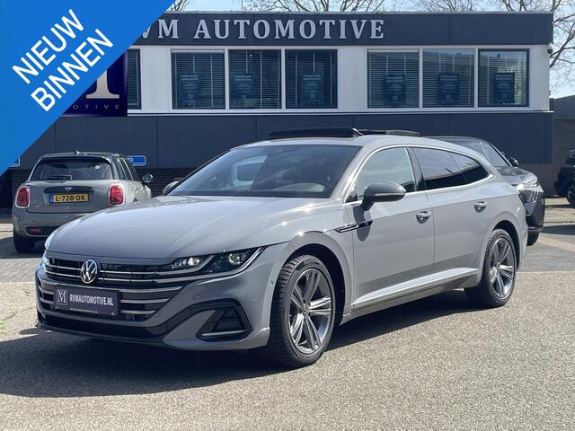Volkswagen Arteon Shooting Brake 1.4 TSI eHybrid R-Line BINNEN + BUITEN PANO| NAPPALEDER SPORTSTOELEN| ELEK. STOEL MET MEMORY| ELEK. ACHTERKLEP| ACHTERBANK VERWARMD| CAMERA| STOELVERWARMING| CARPLAY| DODE HOEK SENSOR