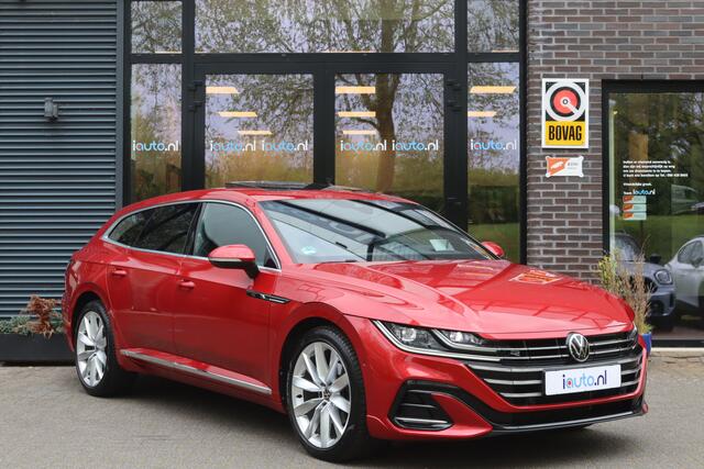 Volkswagen Arteon Shooting Brake 1.4 TSI eHybrid R-Line Pano/IQ.Light/360/Navi Pro/Head-up/Keyless/Elek. lederen R Sportstoelen/DCC/ACC/Virtual Cockpit/Trekhaak wegkl.
