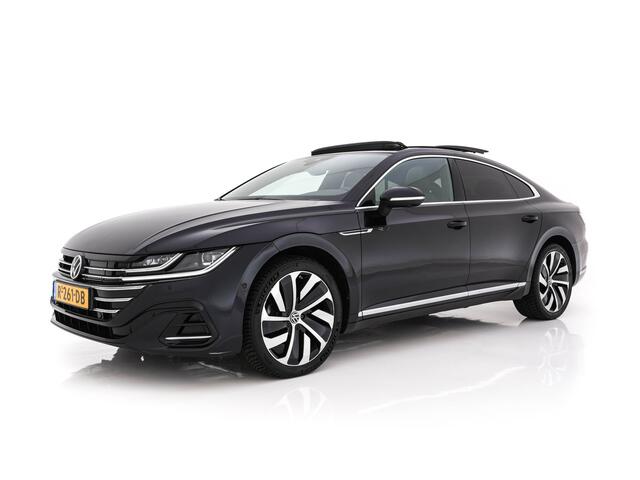 Volkswagen Arteon 1.4 TSI eHybrid R-Line Business+ (INCL.BTW) *PANO | HEAD-UP | LEATHER-MICROFIBRE | FULL-LED | TOP-VIEW | ADAPTIVE-CRUISE | BLINDSPOT | HEATED-SPORTSEATS | KEYLESS | NAVI-FULLMAP | PRIVACY-GLASS | SHIFT-PADDLES | DIGI-COCKPIT