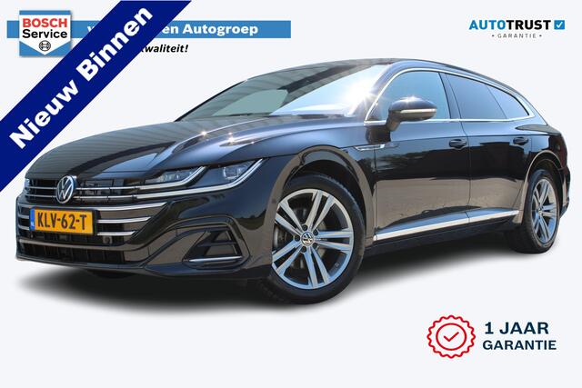 Volkswagen Arteon Shooting Brake 1.4 TSI eHybrid R-Line Business+ | Incl. 12 maanden garantie | Carbon lederen kuipstoelen | Standkachel | Apple carplay/Android auto | Adaptieve cruise control | Stoel/stuurverwarming | 360° camera | Stoelverwarming achter | Dealer onderhou