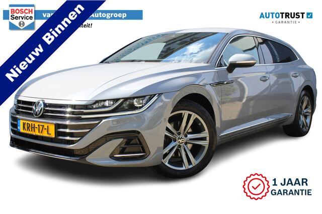 Volkswagen Arteon Shooting Brake 1.4 TSI eHybrid R-Line Business+ | Incl. 12 maanden Garantie | Elektrisch wegklapbare trekhaak | Elektrisch verstelbare stoelen met memory | Stoelmassage | Stoel/stuurverwarming | Achteruitrijcamera | Adaptive cruise controle | Apple CarPla