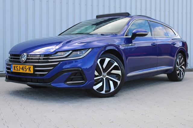Volkswagen Arteon Shooting Brake 1.4 TSI eHybrid R-Line Business+ | Incl. 12 maanden garantie | SOH 92% | Stoel/stuurverwarming | Uitklapbare trekhaak | Schuif/kantel dak | Adaptieve cruise control | Apple carplay/Android auto | Head-up display |