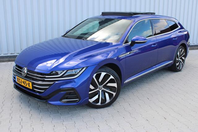 Volkswagen Arteon Shooting Brake 1.4 TSI eHybrid R-Line Business+ | Incl. 12 maanden garantie | SOH 92% | Stoel/stuurverwarming | Uitklapbare trekhaak | Schuif/kantel dak | Adaptieve cruise control | Apple carplay/Android auto | Head-up display |