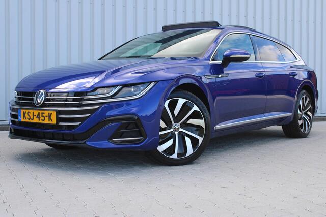 Volkswagen Arteon Shooting Brake 1.4 TSI eHybrid R-Line Business+ | Incl. 12 maanden garantie | SOH 92% | Stoel/stuurverwarming | Uitklapbare trekhaak | Schuif/kantel dak | Adaptieve cruise control | Apple carplay/Android auto | Head-up display |