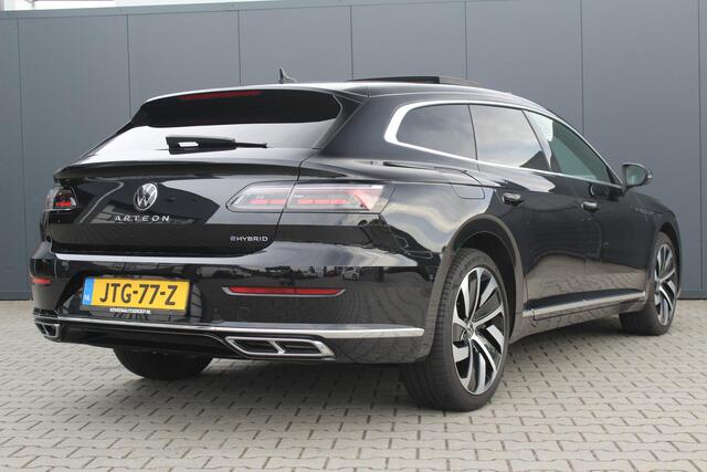 Volkswagen Arteon Shooting Brake 1.4 TSI eHybrid R-Line Business+ | Incl. 12 maanden garantie | SOH 96% | Schuif/kantel dak | 360 camera | Stoelgeheugen | Stoelverwarming | Parkeersensoren | Apple carplay/Android auto | Cruise control | Climate control | Bluetooth | Airco
