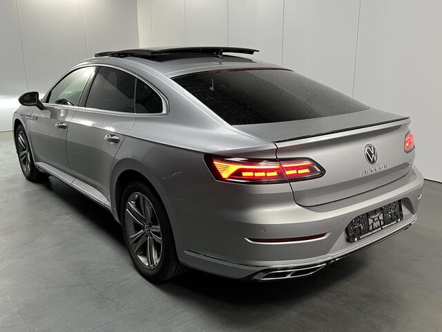 Volkswagen Arteon 1.4 TSI eHybrid R-Line / AUTOMAAT/ PANO/ PARK.SENSOR.V+A/ CAMERA/ APP-CONNECT/ STOELVERWARM./ MASSAGE/ ACC/ DCC/ DODEHOEK/ KEYLESS/ DIGITAL DASH/ NAVI/ DAB/ CLIMA/ LED/ 18'' LMV
