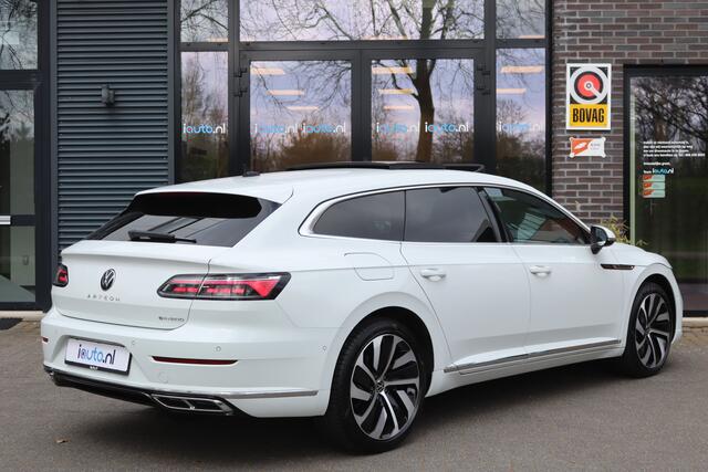 Volkswagen Arteon Shooting Brake 1.4 TSI eHybrid R-Line Pano/IQ.Light/360/Navi Pro/Head-up/Keyless/Elek. lederen R Sportstoelen/DCC/ACC/Virtual Cockpit/Trekhaak wegkl.
