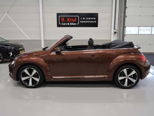 Volkswagen BEETLE (NEW) Cabriolet 1.2 TSI Allstar Airco-ecc Half leer Navigatie Camera Stoelverwarming Cruise control Boekjes Bluetooth 18 inch Sportvelgen PDC Windscherm Afdekhoes Nieuwstaat