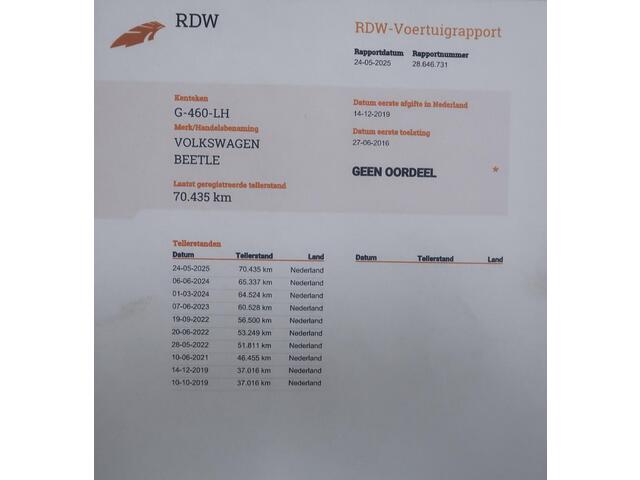 Volkswagen BEETLE (NEW) Cabriolet 1.2 TSI Allstar Airco-ecc Half leer Navigatie Camera Stoelverwarming Cruise control Boekjes Bluetooth 18 inch Sportvelgen PDC Windscherm Afdekhoes Nieuwstaat
