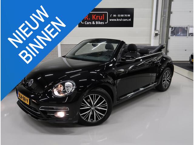 Volkswagen BEETLE (NEW) Cabriolet 1.2 TSI Sound Airco-ecc Navigatie App connect Sportvelgen 17 inch Parkeersensoren Windscherm Afdekhoes Boekjes aanwezig 2017 Facelift model Stoelverwarming Cabrio Zeer nette staat