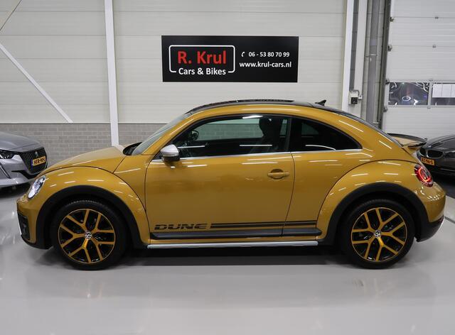 Volkswagen BEETLE (NEW) 1.2 TSI Dune Airco-ecc LED BT Navigatie 18 inch Stoelverwarming Cruise Mistlampen Extra getint glas Zeer nette auto Alle Rekeningen aanwezig PDC