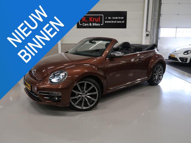Volkswagen BEETLE (NEW) Cabriolet 1.4 TSI Allstar BTW LED App connect Automaat Fender 20 inch Camera Half Leer Navigatie Bluetooth Cruise control Airco-ecc Boekjes Nieuwstaat