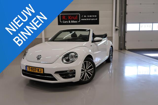 Volkswagen BEETLE (NEW) Cabriolet 1.2 TSI Allstar Airco-ecc Navigatie Camera Stoelverwarming App connect Nieuwstaat Half Leer Boekjes aanwezig Bluetooth Cruise control PDC
