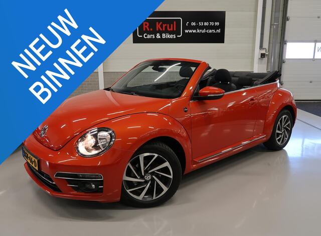 Volkswagen BEETLE (NEW) Cabriolet 1.4 TSI Sound Automaat Airco-ecc Navigatie Stoelverwarming App connect Boekjes Windscherm Extra klokjes Facelift Habanero Orange metallic