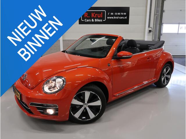 Volkswagen BEETLE (NEW) Cabriolet 1.2 TSI Sound Navigatie Stoelverwarming Cruise control Dealeronderhouden App connect Extra klokjes 18 inch Twister velgen Habanero Orange metallic Zeer nette staat