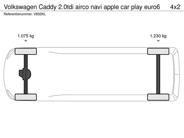 Volkswagen CADDY 2.0tdi airco navi apple car play euro6