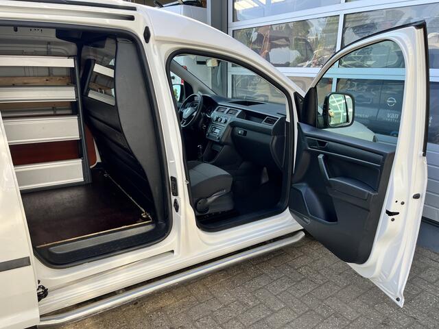 Volkswagen CADDY 2.0 TDI L1H1 Airco Trekhaak 1400kgKastinrichting Schuifdeur Telefoon verbinding 1e eigenaar Kastinrichting Laderkasten Euro 6 bpm vrij