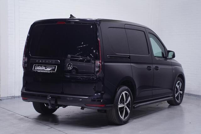 Volkswagen CADDY Cargo 2.0 TDI Exclusive L1 Bruin Leder, LED Koplampen Navi, Camera, Trekhaak, Sidebars Zwart, 2-Zits