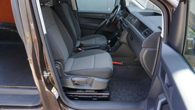 Volkswagen CADDY 2.0 TDI 75pk L1H1 Exclusive Edition LED/Xenon 17inch Trekhaak Navi Adaptive Cruise *NL auto* 53248km! *Chestnut Brown Metallic*