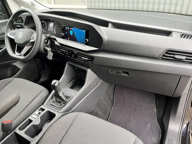 Volkswagen CADDY Cargo 2.0 TDI 75pk Airco Cruise controle Trekhaak 1400kg trekgewicht Apple carplay Parkeersensoren achter Stuurwielbediening Schuifdeur Euro 6