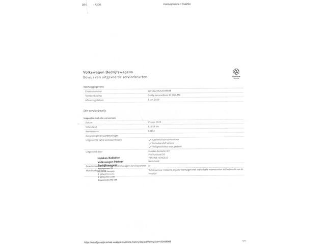 Volkswagen CADDY 1.4 TGI L1H1 EcoFuel Comfortline (111 PK) 2e-Eig. & Dealer-Onderh. BOVAG-Garantie. NL-Auto. Trekhaak, Cruisecontrol, Parkeersensoren, Bluetooth, Airco