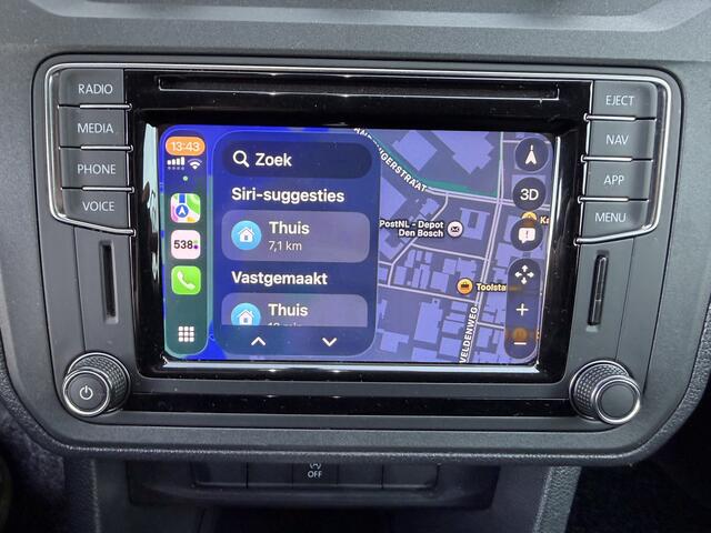 Volkswagen CADDY 2.0 TDI 102PK L2H1 Euro 6 Maxi Exclusive Edition Automaat/CarPlay/cruise control/trekhaak