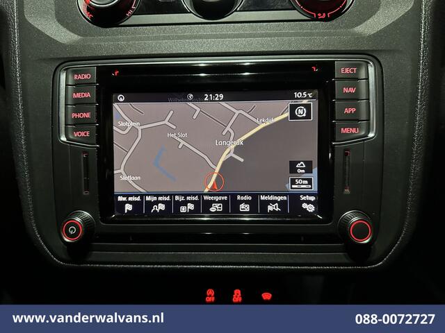 Volkswagen CADDY 2.0 TDI L1H1 Euro6 Airco | Navigatie | Apple Carplay | Android Auto | Imperiaal | Cruisecontrol 1400kg Trekhaak, Parkeersensoren, Zijdeur