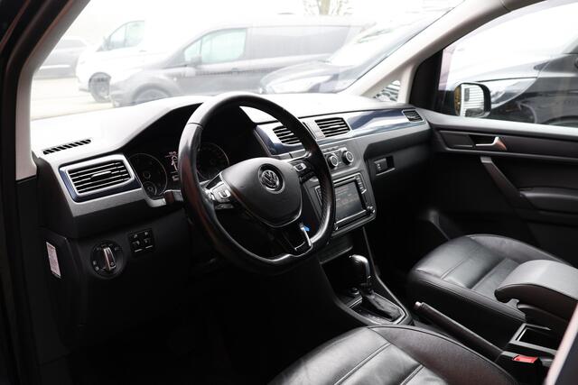 Volkswagen CADDY 2.0 TDI 150 PK DSG Highline | Marge | BTW / BPM Vrij | ACC | Bi-Xenon | Navigatie | Standkachel | 360 PDC | Camera | L+R Schuifdeur | Trekhaak | Lederen bekleding | Nieuwe APK