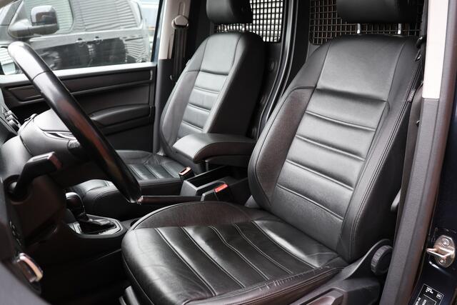 Volkswagen CADDY 2.0 TDI 150 PK DSG Highline | Marge | BTW / BPM Vrij | ACC | Bi-Xenon | Navigatie | Standkachel | 360 PDC | Camera | L+R Schuifdeur | Trekhaak | Lederen bekleding | Nieuwe APK