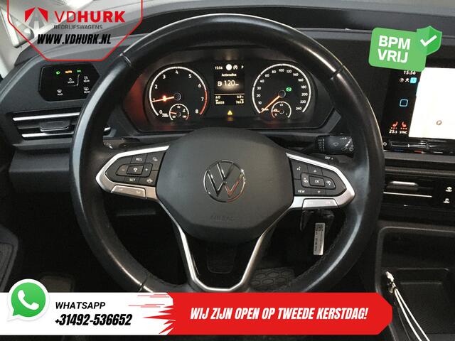 Volkswagen CADDY Cargo 1.5 TSI 115 pk DSG Aut. BENZINE LED/ Adapt.Cruise/ Climate/ Stoelverw./ Navi/ Camera/ Trekhaak