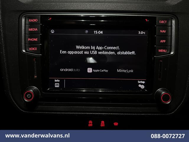 Volkswagen CADDY 2.0 TDI 102pk L2H1 Euro6 Airco | 1500kg Trekhaak | Navigatie | LED | Apple Carplay Android Auto, Cruisecontrol, Parkeersensoren